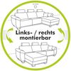 Jockenhöfer Gruppe Ecksofa Elmau L-Form, inklusive Bettfunktion, Bettkasten, Ottomane links oder rechts Bild 3