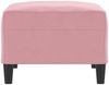 vidaXL Fußhocker Rosa 70x55x41 cm Samt 349320 Bild 4