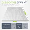 Juskys Gewichtsdecke 135x200 – weiß, beschwerte Schlafdecke mit Glasperlen, Baumwolle & Mikrofaser, entspannend & schlaffördernd bei Unruhe – 9 kg Bild 5
