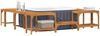 vidaXL Whirlpool-Umrandung Braun 255 x 255 x 55,5 cm Massivholz Akazie 3334765 Bild 3