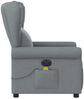 vidaXL Massagesessel Elektrisch Hellgrau Stoff 3303364 Bild 5