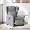 vidaXL Massagesessel Elektrisch Hellgrau Stoff 3303364 Bild 2