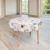 laro Tischdecke laro 140cm runde Wachstuchtischdecke mit Saum-Eingefasst Bild 3