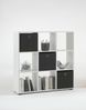 FMD Möbel - MEGA 5 - Raumteiler-Regal - melaminharzbeschichtete Spanplatte - weiß - 104,5 x 108,5 x 33cm Bild 2