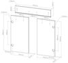 Küchenfront R-Line Artisan-Eiche 59.6 x 70.8 cm Möbelfront für den Schubunterschrank Vicco Bild 2