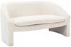 Vente-unique - OSSANA Sofa SamtStoff Beige - B 74 cm x H 74 cm x L 137 cm Bild 4