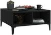 vidaXL Couchtisch Schwarz 60 x 60 x 30 cm Spanplatte [805987] Bild 5