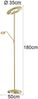 Fischer & Honsel 40316 Stehleuchte Dent 2-flammig messing matt 180 cm CCT Bild 4
