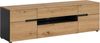 TV Lowboard (B/H/T: 55x184x44 cm) in Artisan Nachbildung Bild 1