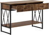 Konsolentisch Holzoptik braun 2 Schubladen AYDEN Bild 5
