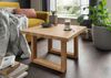 Couchtisch >WZ-0169< (BxHxT: 70x45x70 cm) in natur geölt - 70x45x70 (BxHxT) Bild 2