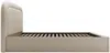 Vente-unique - FIREZA Bett Stoff Beige - B 212 cm x H 90 cm x L 152 cm Bild 5