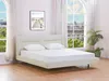 Vente-unique - ISYDE Bett Stoff Beige - B 220 cm x H 99 cm x L 200 cm Bild 1