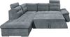 Ecksofa Medan Anthrazit von Ed Exciting Design – Modernes Sofa mit Schlaffunktion & Glow Mikrofaser Bild 3