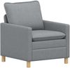 vidaXL Sofa Hellgrau 76 x 81 x 87,5 cm Stoff 42028747 Bild 2