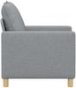 vidaXL Sofa Hellgrau 76 x 81 x 87,5 cm Stoff 42028747 Bild 4