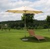 Sonnenschirm N18, Gartenschirm, Ø 2,7m neigbar Polyester/Alu 5kg ~ creme Bild 2