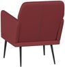 vidaXL Sessel Weinrot 61x78x80 cm Kunstleder 351396 Bild 5
