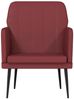 vidaXL Sessel Weinrot 61x78x80 cm Kunstleder 351396 Bild 3