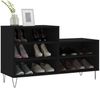 vidaXL Schuhregal Schwarz 102x36x60 cm Holzwerkstoff 831389 Bild 3