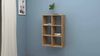 Dmora Bücherregal Acquaro, Schrank mit Regalen, Bürobibliothek, 100 % Made in Italy, Eiche, 60 x 25 x 90 cm, Bild 2