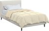 vidaXL Winterbettdecke Gepolstert Creme 140 x 220 cm Mikrofaser 42026151 Bild 3