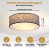 Deckenlampe Sternenhimmel 38cm grau Bild 4