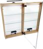 Spiegelschrank Hängeschrank mit Licht und Steckdose 3 Farbvarianten Eiche Dekor taupe grau V-90.59-S Bild 3