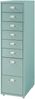 Rollcontainer Kökar mit 8 Schubladen 109x28x41 cm Mintgrün [en. casa] Bild 2