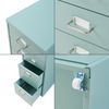 Rollcontainer Kökar mit 8 Schubladen 109x28x41 cm Mintgrün [en. casa] Bild 5