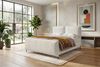 Boxspringbett Elysio Plus - Cordstoff - greige - 140x200 cm Bild 2