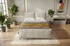 Boxspringbett Elysio Plus - Cordstoff - greige - 140x200 cm Bild 4