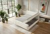Boxspringbett Elysio Plus - Cordstoff - greige - 140x200 cm Bild 5