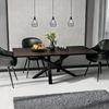 Tischgestell Metall BELD - Stahlgestell beschichtet, 72x120x60cm HxBxT| Tischbeine Outdoor Tischfüße Gestell für Esstisch Küchentisch Tischuntergestell Schwarz Bild 2