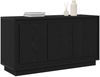 vidaXL Sideboard Schwarz Eichen-Optik 102 x 35 x 55 cm Holzwerkstoff 862816 Bild 3