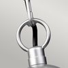 Außenleuchte, Kettenlaterne, Edelstahl, H 26 cm, Silber Bild 2