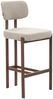 Bronx71 Barhocker Nori Leinen taupe 70 cm Bild 2