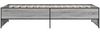 vidaXL Bettgestell Grau Sonoma 100x200 cm Holzwerkstoff und Metall 845239 Bild 5