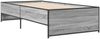 vidaXL Bettgestell Grau Sonoma 100x200 cm Holzwerkstoff und Metall 845239 Bild 3