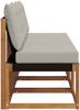 vidaXL 3 Stück Outdoor Mittelsofa 900610 Bild 5