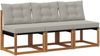 vidaXL 3 Stück Outdoor Mittelsofa 900610 Bild 2