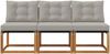 vidaXL 3 Stück Outdoor Mittelsofa 900610 Bild 4