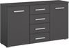 rauch Schubkastenkommode Sideboard Kommode Kombikommode KOLUNA mit Dekorfront (Breite 120 cm), vier große Schubladen, mit insgesamt 4 Einlegeböden MADE IN GERMANY Bild 5