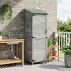 vidaXL Garten Shed Grau 59,5 x 56 x 176,5 cm Holzwerkstoff 42033446 Bild 3