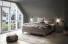 Beatriz Boxspringbett braun Eiche MassivholzPolyester/Polyamid/Viskose 200cm x 160cm x 60cm Bild 2