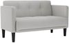 vidaXL Zweisitzer-Sofa Wolkengrau 111 cm Stoff 4100568 Bild 2