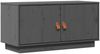 vidaXL TV-Schrank Grau 80x34x40 cm Massivholz Kiefer 818232 Bild 2