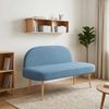 vidaXL Gepolsterte Bank mit Rückenlehne Blau 110 x 60 x 76 cm 42040779 Bild 1