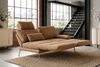 KAWOLA Funktionssofa HOLLY 2-Sitzer 1 Kopfstütze Stoff cognac 90 x 92 x 176 cm Bild 5