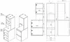 Vente-unique - ERKANO Bathroom storage unit Holz, Platte BeigeWeiß - B 66,8 cm x H 184,4 cm x L 47,2 cm Bild 5